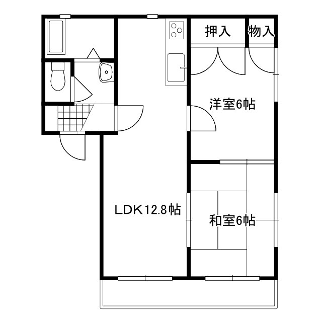 プロヴァンス　A棟の間取り