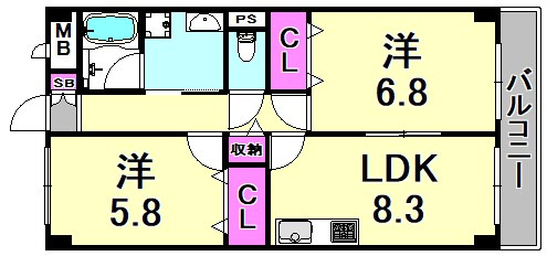 レカレクションの間取り