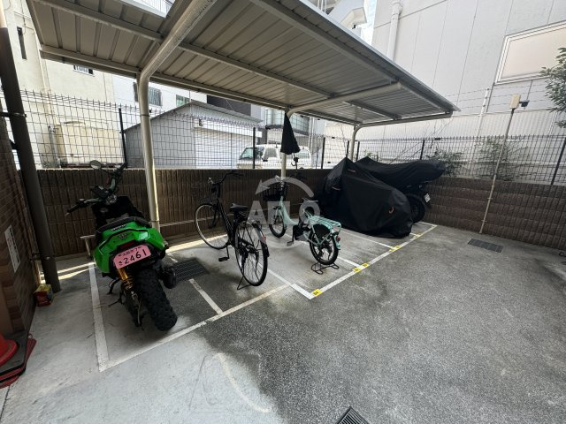 フルールアクアリオのその他共用部分|フレールアクアリオ　バイク置き場