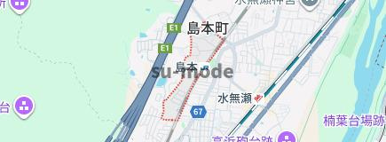 ジオ島本サウスの地図