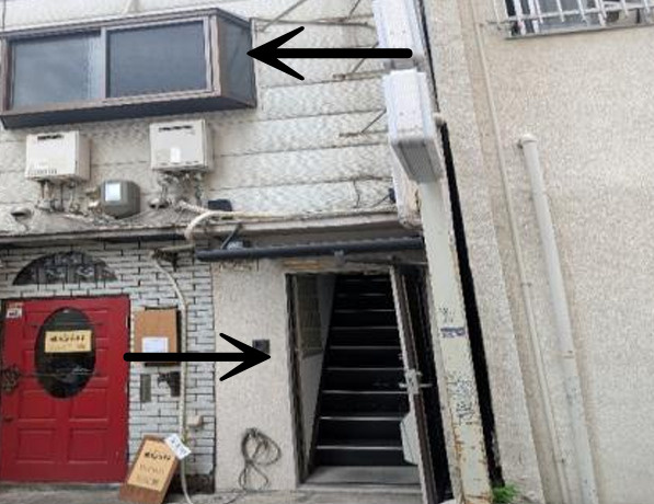 大阪市中央区難波千日前の店舗一部の外観パース