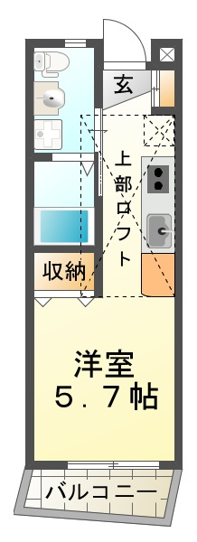 GIULIA須磨浦Ⅱの間取り