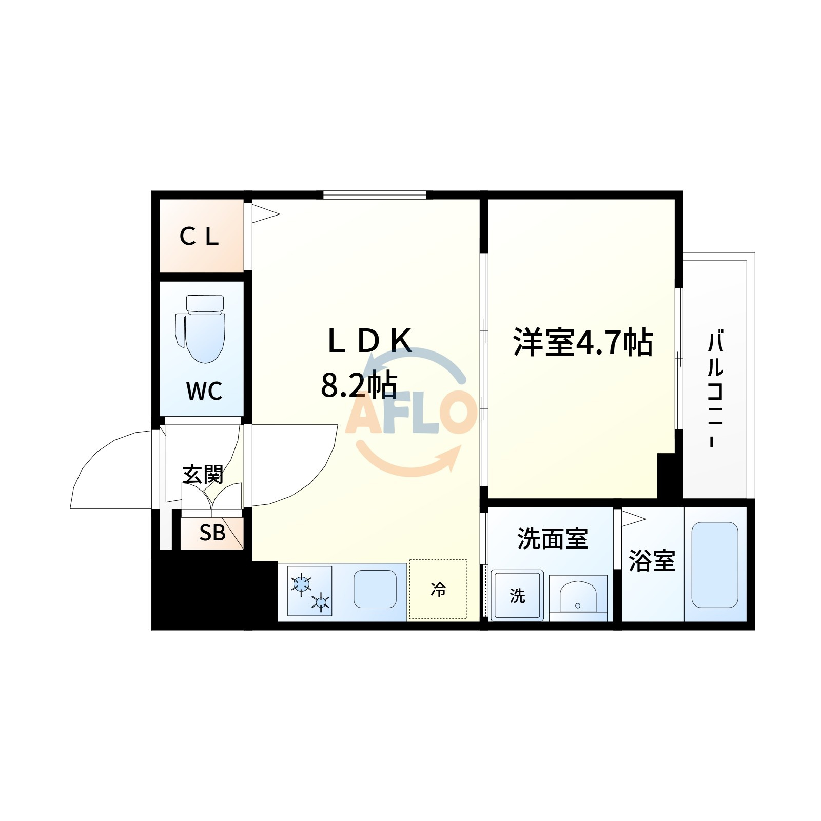 F asecia alconの間取り