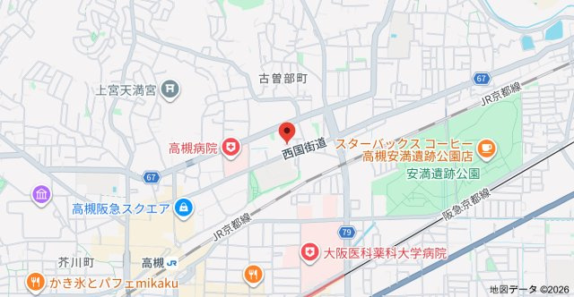 フェリーチェ古曽部の地図