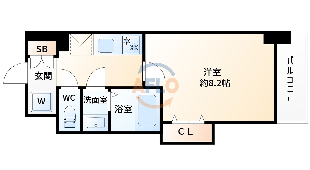 Luxe新大阪EAST Iの間取り|Luxe新大阪EAST I　間取り