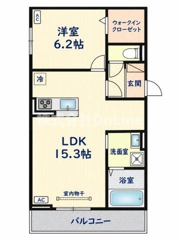 エコメゾンぴかりの間取り