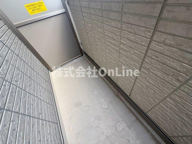 エコメゾンぴかりのバルコニー
