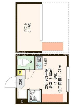 Sun Lotus 荻窪の間取り