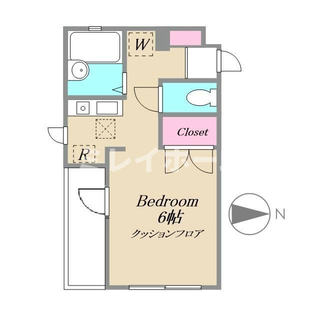 リースランド矢口A棟の間取り