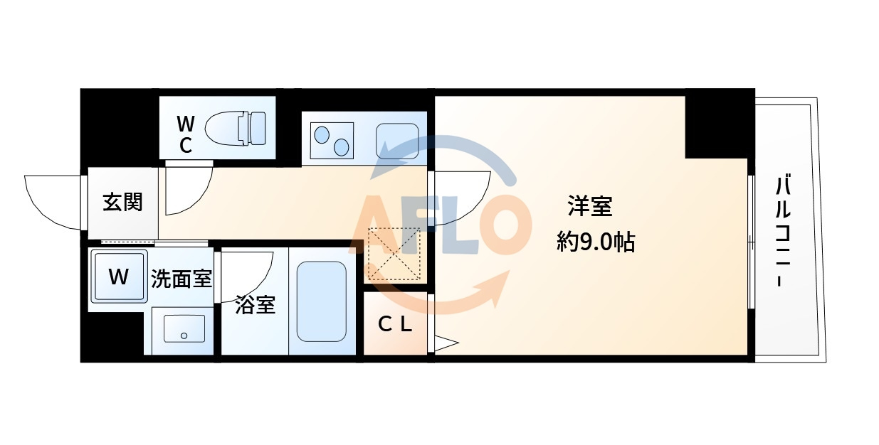 エスケー江坂の間取り|SK江坂　間取り