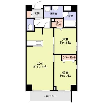 マーシスマルルの間取り