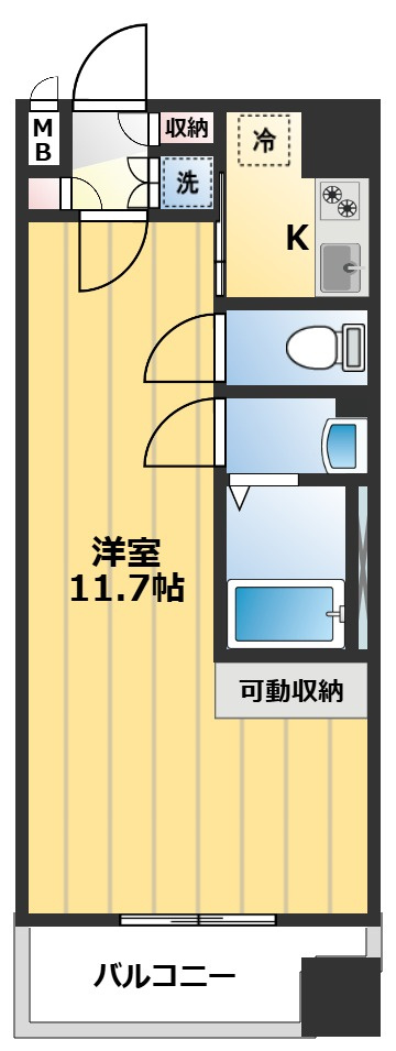 アクアタウンイーストIの間取り