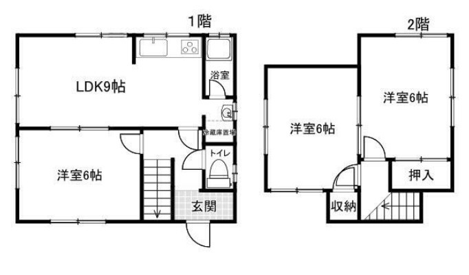 大津区勘兵衛町一丁目貸家