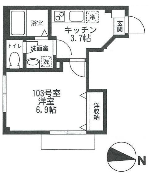 マ　メゾンの間取り