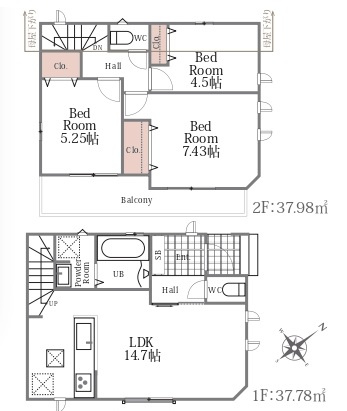 新築一戸建て　川越市藤木町