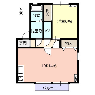 ブリーズ桧A棟の間取り