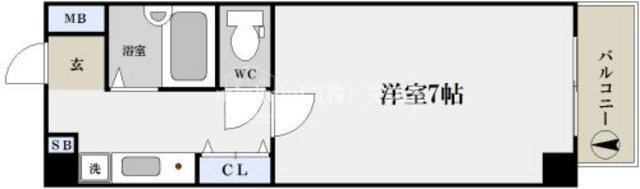 U-ro大国町の間取り