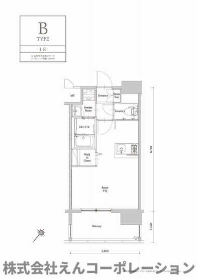 【間取り】 | エンクレストベイ天神EAST