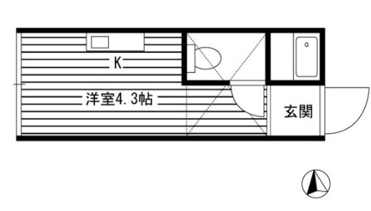 セブンス新宿の間取り