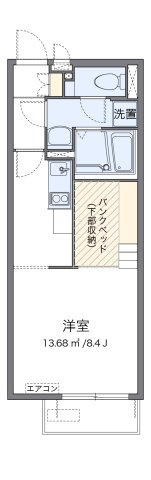 ミランダ万場山Ⅰの間取り|代表的な間取のため実際の間取とは異なる場合があります