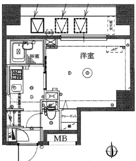 グローバン本所吾妻橋駅前の間取り