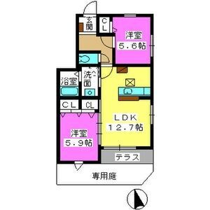 【間取り】 | コスモ・S南庄　★プライスホームなら仲介手数料が0円です！★