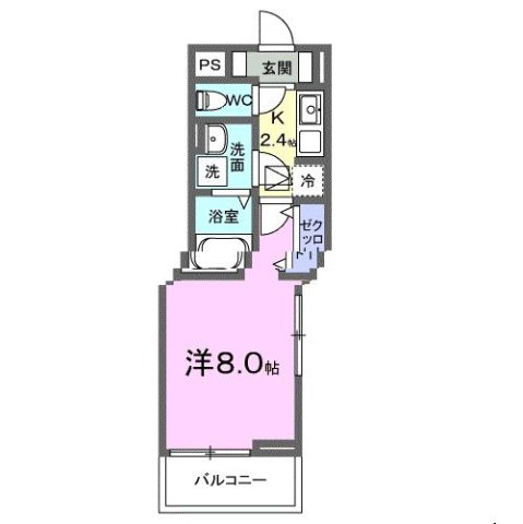 グランデ　ミナミⅢの間取り