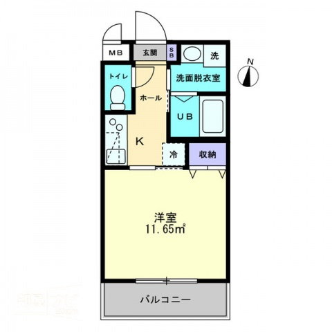 Ｌａｖｉｔａ扇町の間取り|間取図