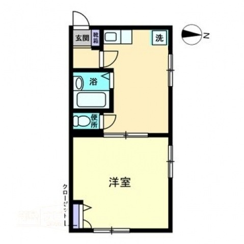 宮脇第８マンションの間取り|間取図