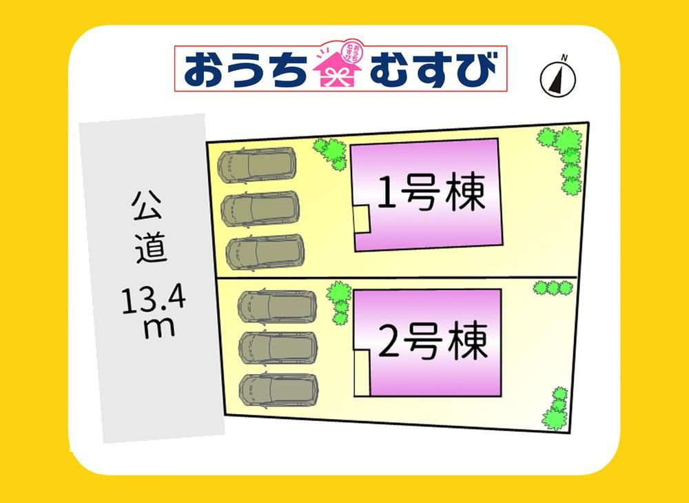 小牧市春日寺2丁目(全2棟)の区画図