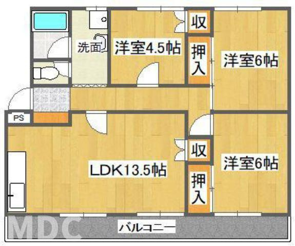 ガーデンプレイス城東の間取り