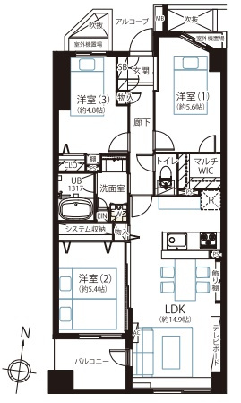 ミサワホームズ三ノ輪の間取り
