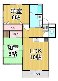 ローズコーポ荒牧の間取り