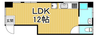 フラット伊丹の間取り