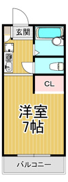 ハイツスギヤマの間取り