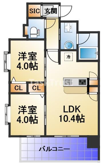 【間取り】 | スプランディッド玉造