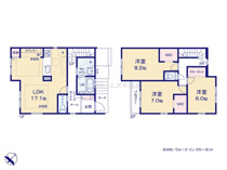 名古屋市天白区島田黒石1305『仲介料無料』新築戸建ての画像