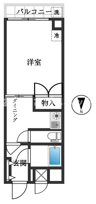 セントヒルズ本郷弥生【おとり物件なし】#学生・社会人にオススメ！初期費用分割払いOK！の間取り