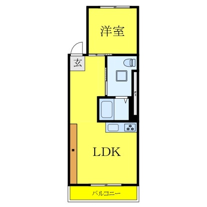 椎名町マイコーポの間取り