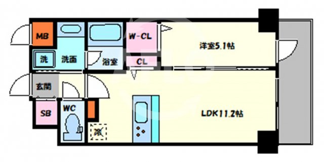 ラ・メゾンヴェール上町の間取り|ラ・メゾンヴェール上町　間取り