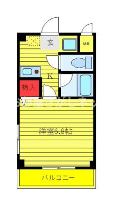 タウンコート高橋の間取り