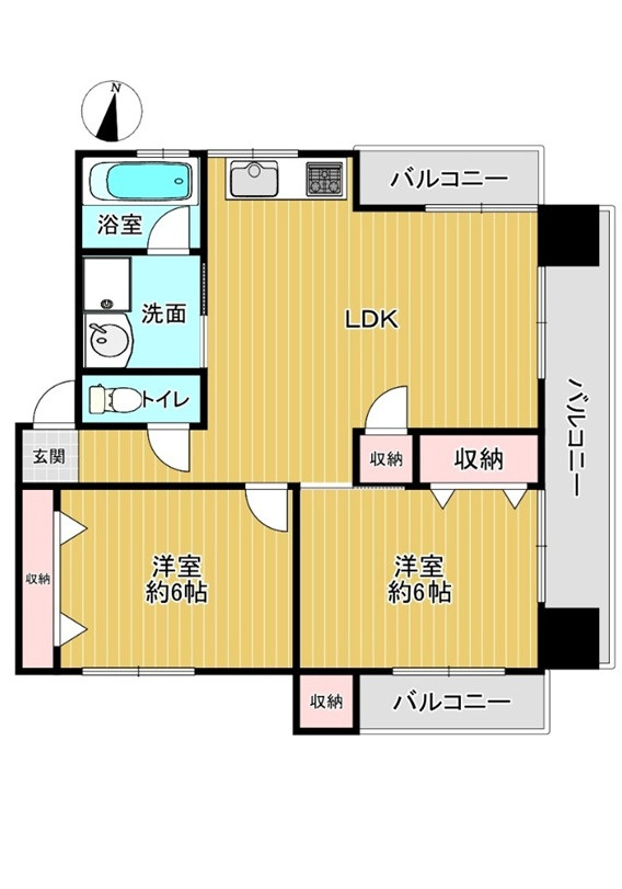 トキワマンションの間取り