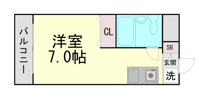 ラ・レジダンス・ド・エリールの間取り
