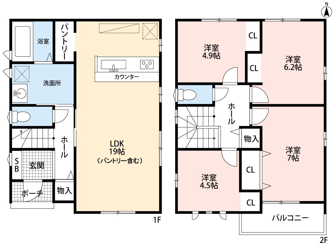 小牧市大字久保一色　新築戸建　1号地