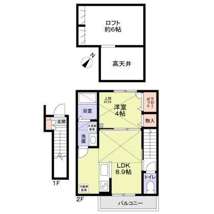 フォレストメゾン西船橋ＥＡＳＴの間取り