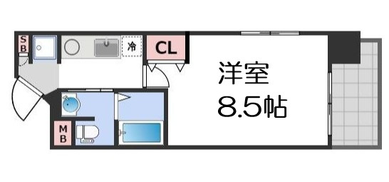 【間取り】 | アーバンステージ安堂寺Ⅱ