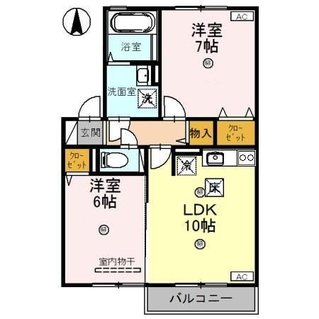 ソレイユ・ナカジマの間取り
