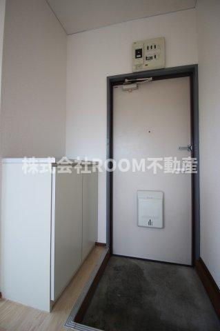 光ハイツの玄関|落ち着いた玄関です
