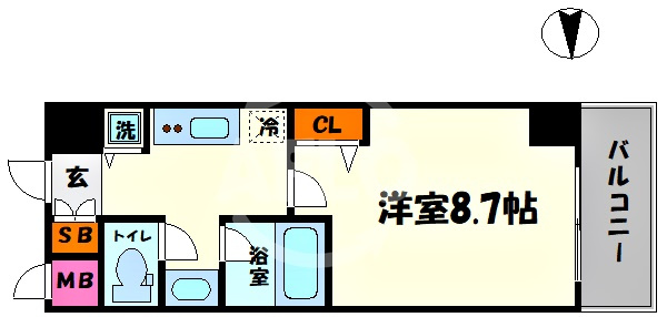 コンフォルトＫの間取り|コンフォルトＫ　間取り