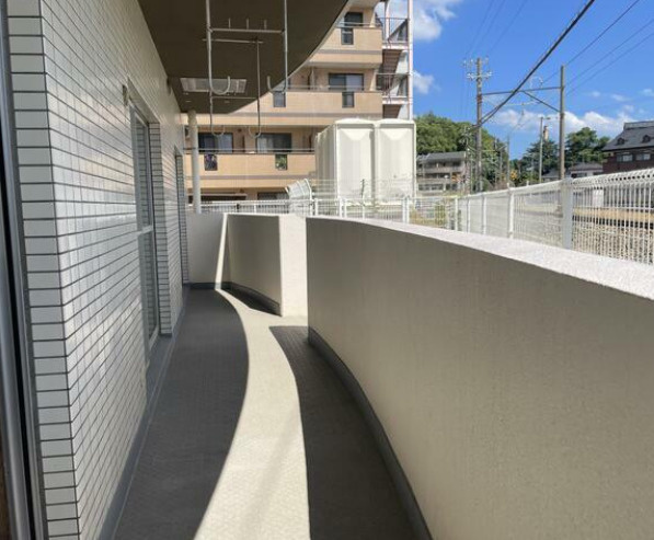 ロワールマンション和白2のバルコニー